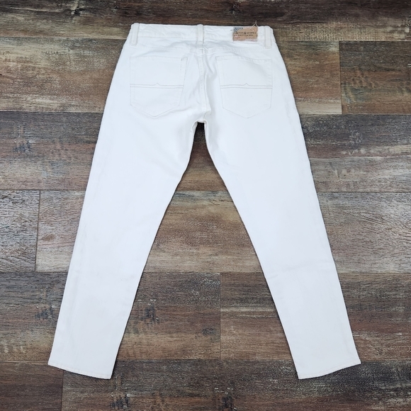 Denim & Supply Ralph Lauren White Crop Skinny Jeans - Picture 6 of 6
